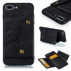 Skal iPhone 7 Plus/8 Plus - Kortplats Magnetisk Sv SK-i068