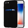 Skal iPhone 8/7/6S/6/SE2020/SE2022 Kortplats Svart SK-i162