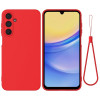Skal Samsung Galaxy A16 5G - Liquid Silicone Röd
