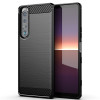Skal Sony Xperia 1 III - Borstad Kolfiber Svart SK-SX1III-01