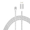 Magnetisk laddkabel 3-i-1 2m Färg LED