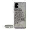 Skal - Samsung Galaxy A51 Kortplats Mandala Grå Skal-A51-29
