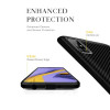 Skal - Samsung Galaxy A51 Svart Enkay Kolfiberstru Skal-A51-12