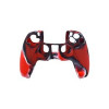 PS5 kontroll silikonskydd fodral Camouflage röd