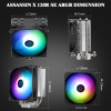 CPU-kylare - Thermalright Assassin X120 R SE ARGB AX120 R SE ARGB 1700