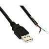 USB-A - kabel med öppen ände 1.5m USB-5