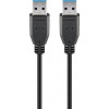 USB-A - USB-A kabel USB 3.0 hane-hane 3m 93929