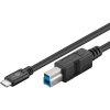 USB Typ C till USB 3.0 Typ B Kabel