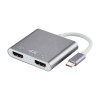 USB-C - HDMI x 2 adapter 4K vid 60Hz