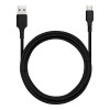 USB-C - USB-A kabel 1m - svart