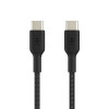 USB-C - USB-C kabel 100W PD QC3.0 Flätad 1.0m 101821