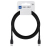 USB-C - USB-C kabel 1m - 60W Eco svart