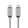 USB-C - USB-C kabel 2m - 100W PD Metall Slitstark