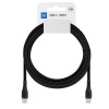 USB-C - USB-C kabel 2m Eco Svart
