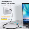 USB-C - USB-C Kabel förlängning hane - hona 100W