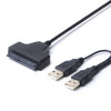 USB dockning för 2.5 tum hårddisk och SSD. Plug and Play. Extra USB-anslutning för strömmen.