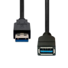 USB-A - USB-A kabel USB 3.2 Gen1 hane-hona 5m