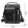 Väska Weixier Axelväska Messenger, svart BAG-021