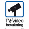 Skylt Kamerabevakning