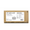 DELTACO 10" patchpanel, 12xRJ45, Cat6a, STP, 10Gbps, metall, grå 10-PATCH14