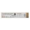 DELTACO 10" Keystone patchpanel, 12 portar, 1U, metall, svart 10-PATCH18