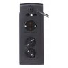 PowerWalker VFD 1000 (CEE 7/3), 3x Schuko uttag,1000VA, 0,60 OPF,svart 10120402