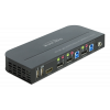 Delock DisplayPort 1.4 KVM Switch 8K 30 Hz with USB 3.0 and Audio 11482