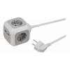 Brennenstuhl ALEA-Power USB-Charg Socket block 4-wy 1.4m H05VV-F 3G1.5 1150100