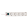 Brennenstuhl Bremounta Extension Socket 4-way white 1.5m H05VV-F 3G1.5 1150650124