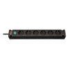 Brennenstuhl Bremounta Extension Socket 6-way black 3m H05VV-F 3G1.5 1150650316