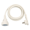 Brennenstuhl Extension cable, Angled Flat Plug 2m H05VV-F3G1.5 white 1168980220