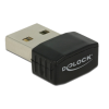 Delock USB 2.0 Dual Band WLAN ac/a/b/g/n Nano Stick 433 + 150 Mbps 12461