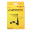 DeLOCK trådlöst nätverkskort, extern antenn, 802.11ac, USB 2.0, svart 12462
