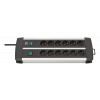 Brennenstuhl Premium-Alu-Line Technics extension socket 12-way Duo bla 1391000912