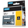 DYMO RhinoPRO märktejp flex nylon 24mm, svart på vitt, 3,5m 1734524
