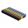 Delock Cable Marker Clips 0-9 assorted colours 100 pieces 18304