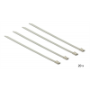 Delock buntband i rostfritt stål, 150x4,6mm, 20-pack 18630