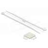 Cable Tie Mount 25 x 25mm with Cable Tie L 150 x W 3.6mm WHT 18677