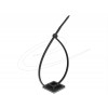 Cable Tie Mount 20 x 20mm with Cable Tie L 200 x W 2.5mm BLK 18680