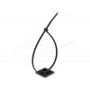 Cable Tie Mount 28 x 28mm with Cable Tie L 300 x W 3.4mm BLK 18681