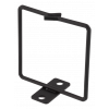 DELTACO kabelkrok för vertikalt 19”-montage, 80x80mm, metall, svart 19-13