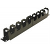 19" kableringspanel 1U, 10 fästen