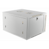 DELTACO 19"-skåp, 6U, 540x450mm, stående eller väggmonterat, glasdör 19-5406W
