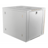 DELTACO 19"-skåp, 9U, 540x450mm, stående eller väggmonterat, glasdörr, 19-5409W