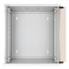 DELTACO 19"-skåp, 12U, 540x450mm, stående eller väggmonterat, glasdörr 19-5412W