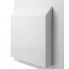 DELTACO 19"-skåp, 6U, 600x280x600mm, vertikal montering, IP55, vit 19-5606WP