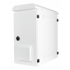 DELTACO 19"-skåp, 6U, 600x280x600mm, vertikal montering, IP55, vit 19-5606WP