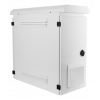 DELTACO 19"-skåp, 6U, 600x280x600mm, vertikal montering, IP55, vit 19-5606WP