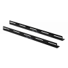 DELTACO , L-stödskenor, 2-pack, 550mm, för 600x800 djupa skåp 19-LS68