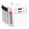 2-pole world travel adapter with integrated Dual USB Charger (1x USB C & 1 x USB)
With the World Adapter MUV USB (AC) from SKROSS® travellers from all over the world can charge a USB C device as well as a regular USB device 1.302962